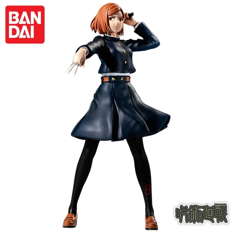 In Stock Bandai Original Jujutsu Kaisen Kugisaki Nobara Banpresto Anime Action Figures Model Toys desktop Ornament collect Gifts