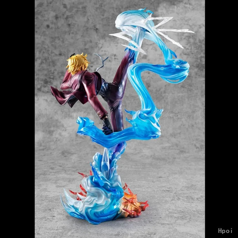 Original Kotobukiya MegaHouse POP ONE PIECE “K×MAXIMUM” Sanji Toys Decoration Statue