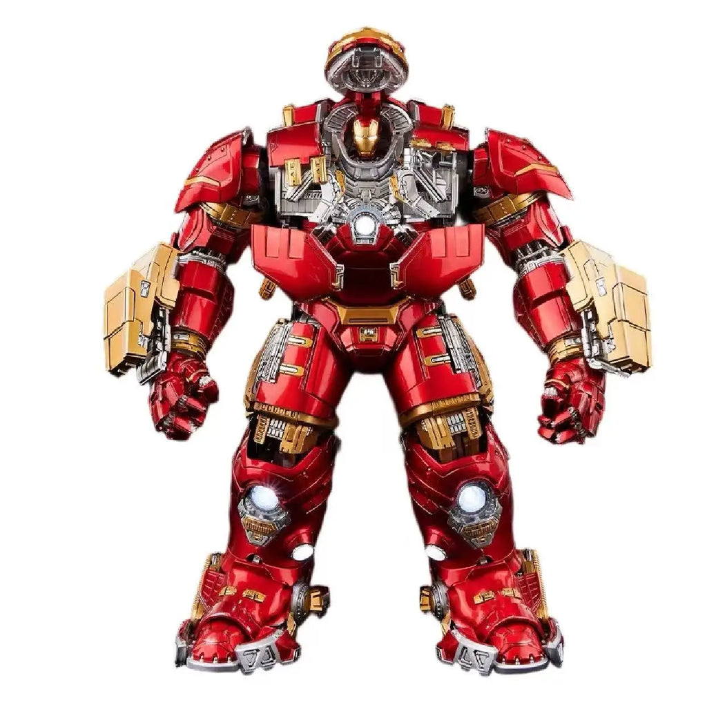 Comicave Iron Man MK44 Hulk Buster, Alloy Material, 29cm in Height, LED Articulated Figure, Collectible Model and Peripheral Toy