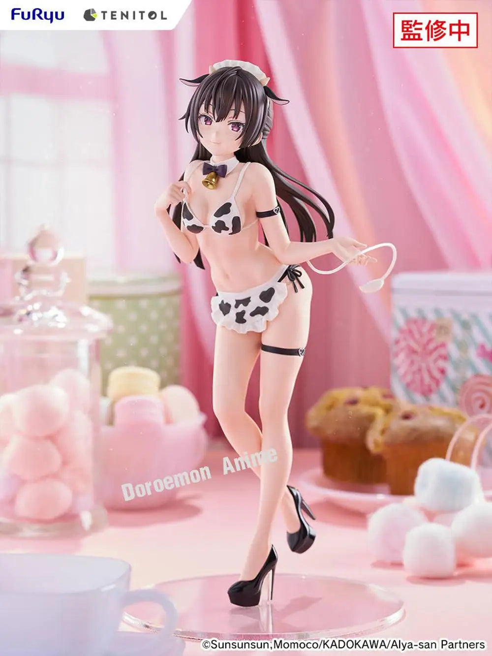 Pre-Order Original Furyu Tenitol Tall Alya Sometimes Hides Her Feelings In Russian Alya Yuki Suo Cow Costume Anime Kawaii Figure