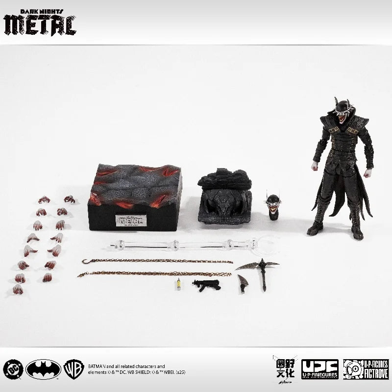 1/12 LPZZ Upfinegures Metallserie Red Death The Batman Who Laughs Anime Actionfigur Modell Sammlerstück Spielzeug Geschenk Figur