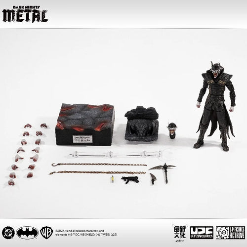 1/12 LPZZ Upfinegures Metallserie Red Death The Batman Who Laughs Anime-Actionfigur Modell Sammlerstück Spielzeug Geschenk Figur