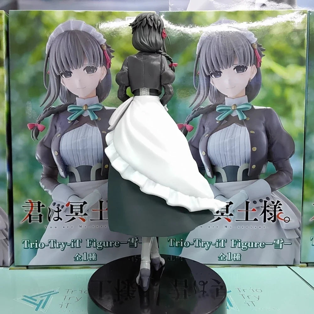 In Stock FuRyu Original Genuine Anime You Are Ms.servant Trio-Try-iT Figure Yuki Xue 20cm Collections Model Toy Figures Gift