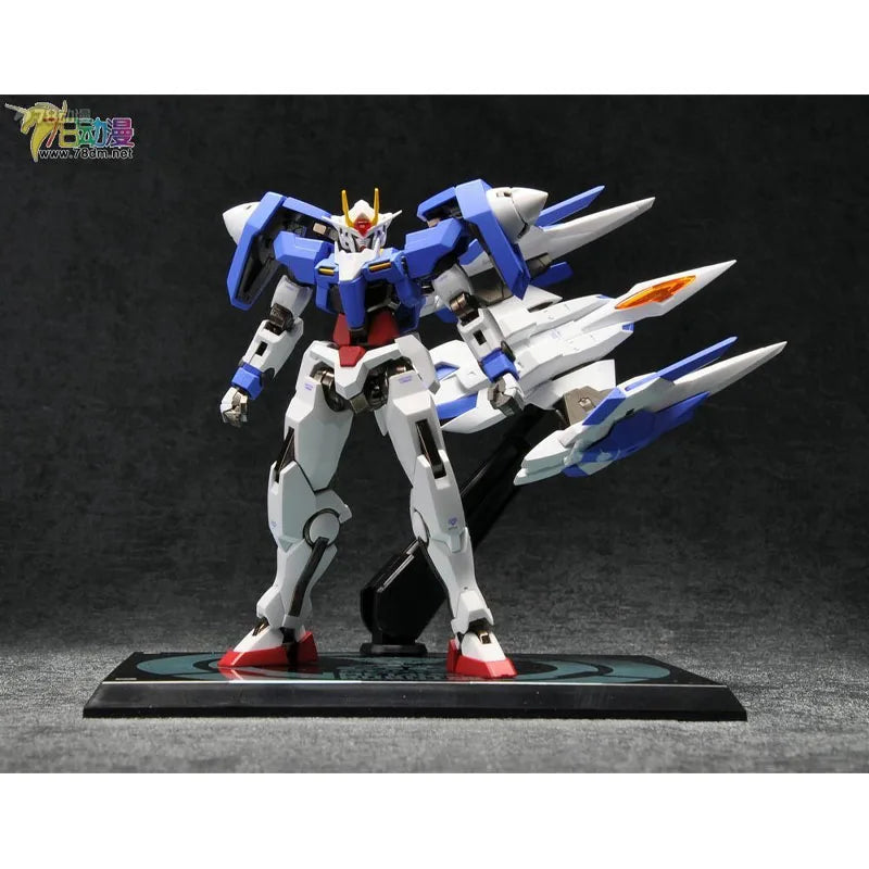 Bandai Original Mobile Gundam METAL ROBOT 00 RAISER GN-0000+GNR-010 Anime Action Figures Toys for Boys Gift Model Ornaments