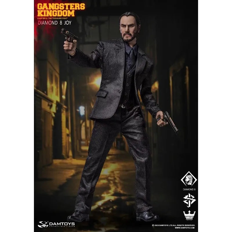 Spot DAMTOYS Original Gangster Kingdom Block 8 Joey Finished Product Movable Doll Movable Soldier Model Ornament Gift Collection