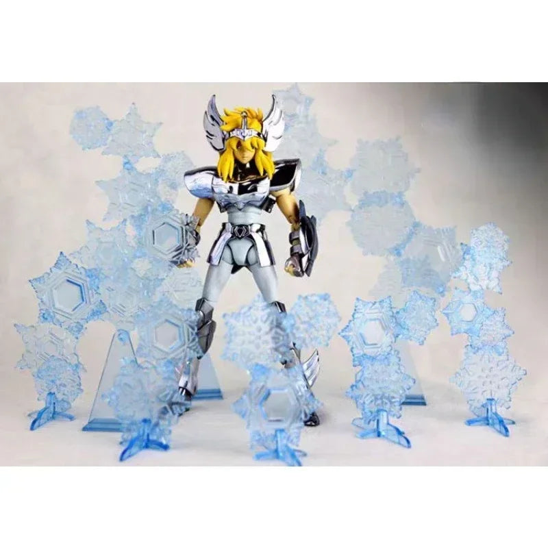 Saint Seiya Myth Cloth EX Aquarius Camus Cygnus Hyoga Effektteil Athena Thron Dekoration Diorama Szene Knights of the Zodiac