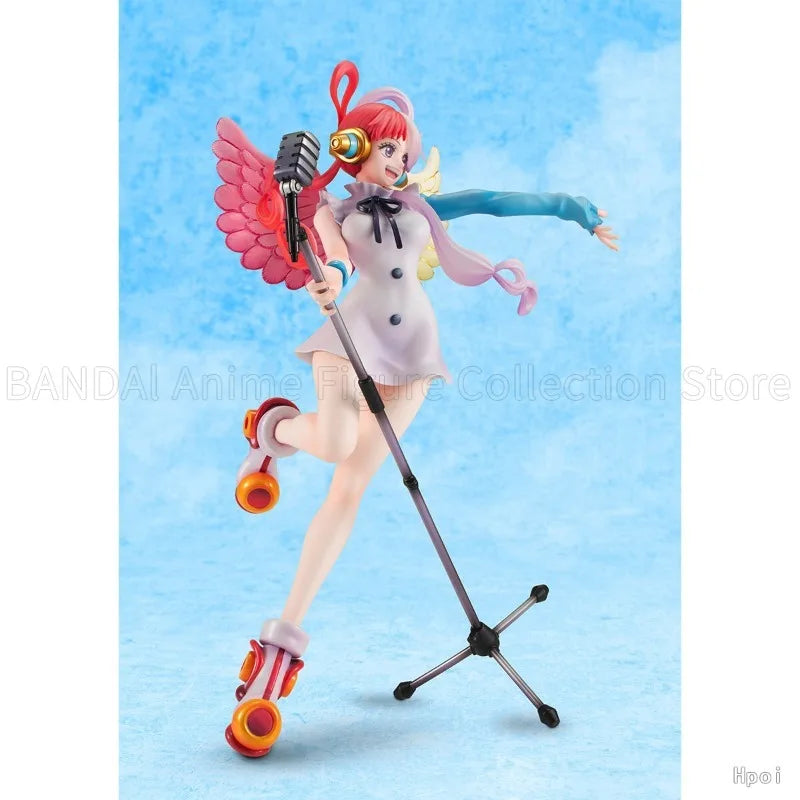 Original MegaHouse Portrait.Of.Pirates ONE PIECE “RED-EDITION” "The Diva of the World" UTA Anime Characters Model Decoration