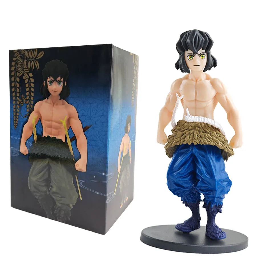 Anime 16CM Demon Slayer Kimetsu No Yaiba Figure Kamado Tanjirou Action Figure Agatsuma Zenitsu Nezuko Warrior PVC Model Toys AAA