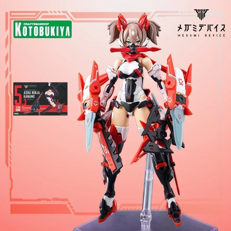 Kotobukiya Original Goddess Device 6.4 Zhuluo Archer 5.3 Ninja Action Figure Assembly Model Toys Collectible Model Gifts Forboys