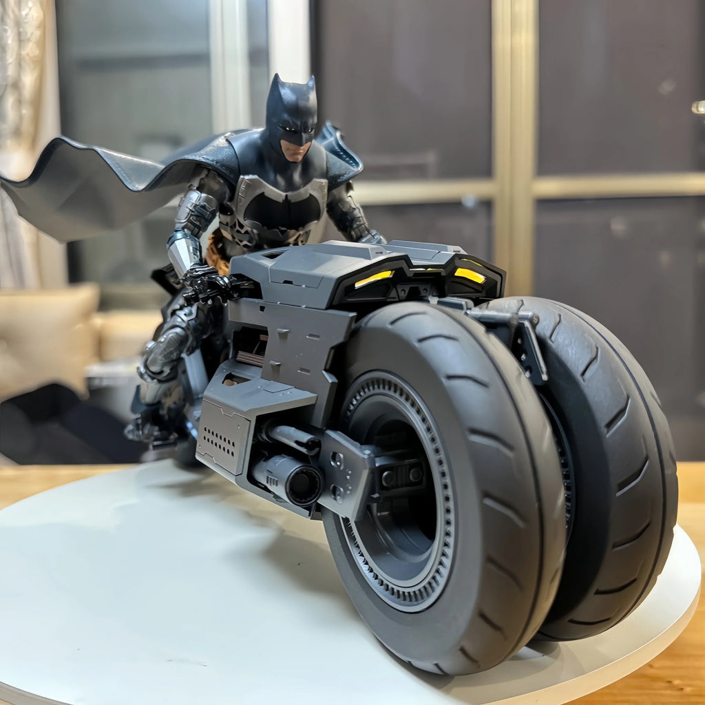 Batman Action Figure - the Dark Knight Collection with Batmobile Suit Toy Gift for Boys Modoking Ben Affleck Theme