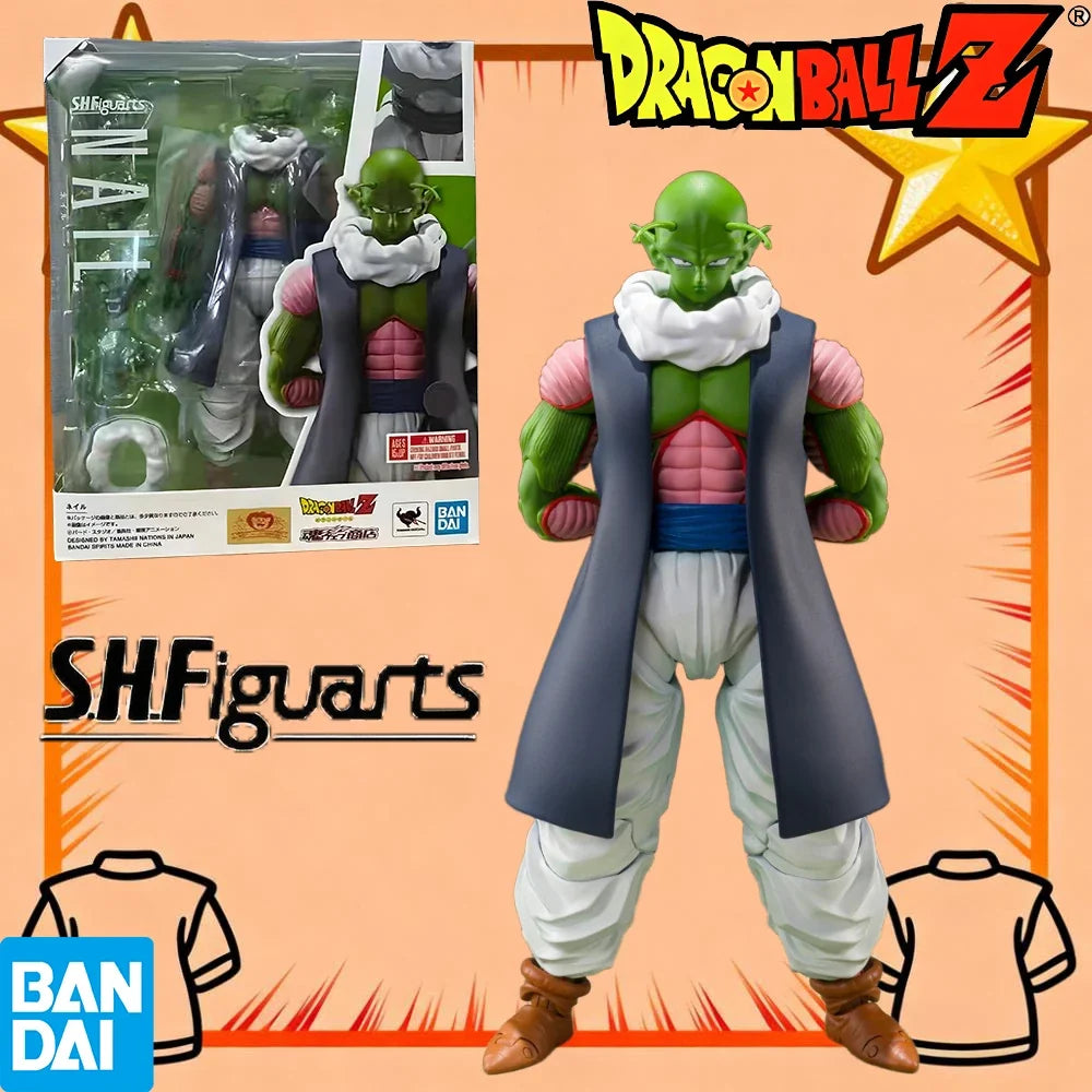 100% Authentic In Stock Genuine Bandai S.H.Figuarts DRAGON BALL Z Nail Anime Action Figure Collection Model Toy