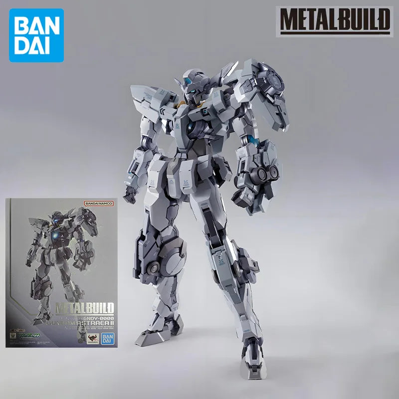 BANDAI Original METAL BUILD Series Gundam Astraea II Anime Figure Assembly Decoration Ornament Model Toys Collectible Model