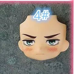 Genuine Attack on Titan Q version Mikasa Eren Levi face parts