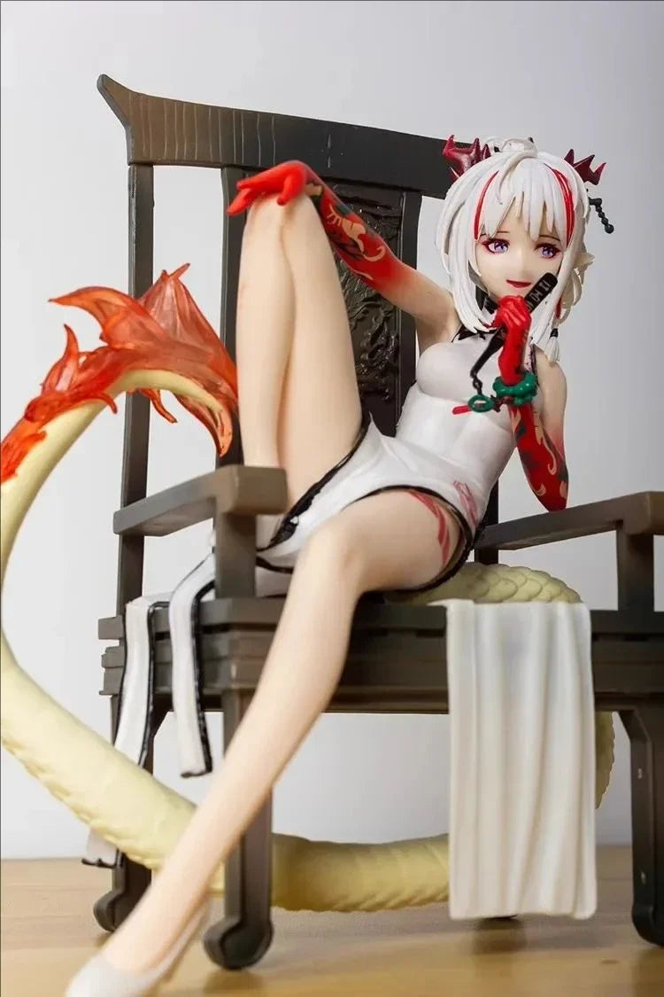 17cm Arknights Game Figures Nian Peripheral Beautiful Girl Collection Ornament PVC Model Satute Action Figure Christma Gift Toys