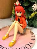 Genuine Bandai NAMCO BANPRESTO Lonely Rock Kita lkuyo PVC Anime Figure Model Ornaments Toy Gift Sitting posture doll Collection