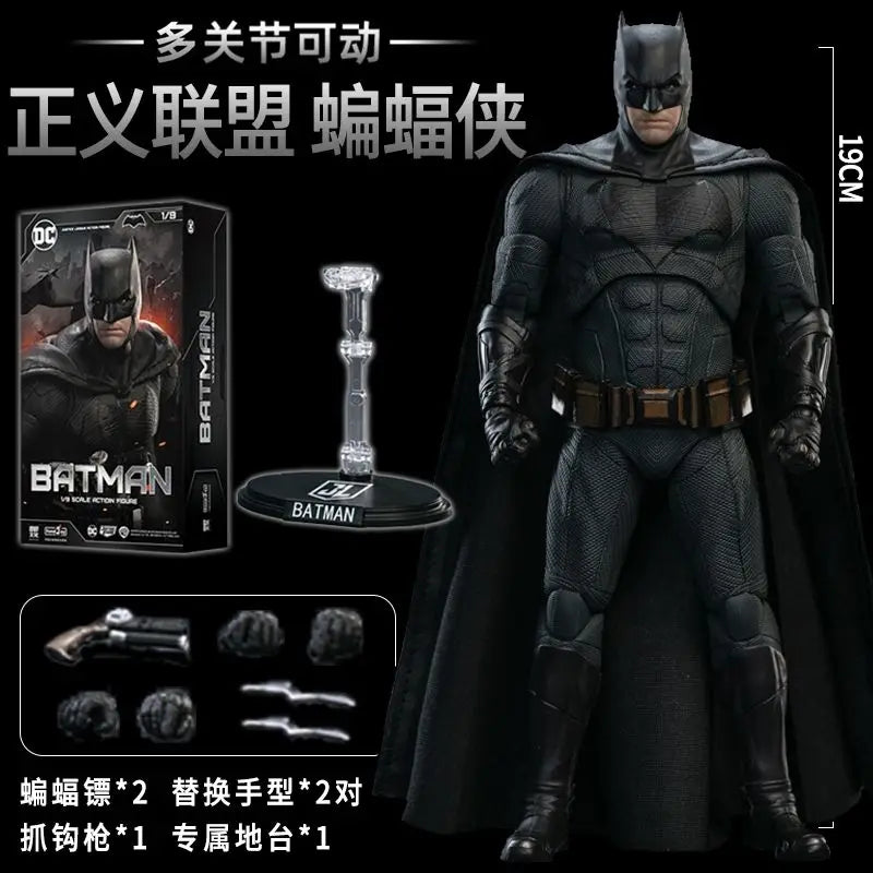 New Original Fondjoy 1/9 Bvs Batman Figure Dc Justice League Figures Big Ben Batman Figurine  Pvc Model Joint Movable Toy Gifts