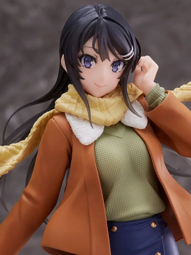 Judai Original Taito Aobuta Sakurajima Mai Winter Suit Rascal Does Not Dream of Bunny Girl Senpai PVC Action Figure Model Toys
