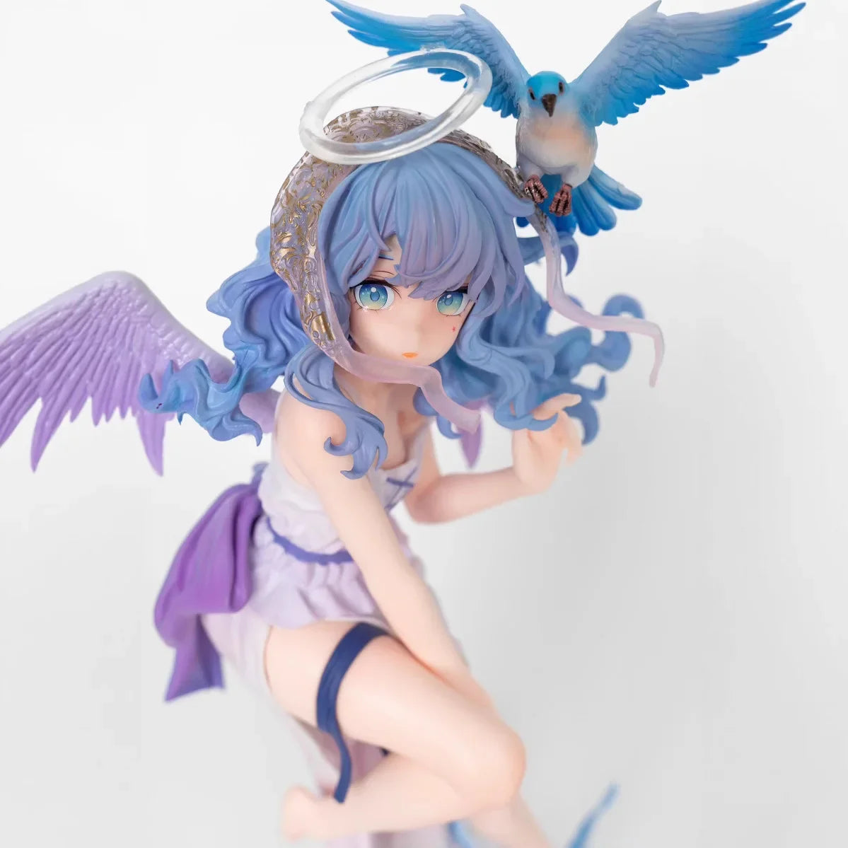 25cm Ariel The Little Angel Sitting Position 2 Colors Cartoon Girl Figure Model Statue Collection Desktop Ornament Toys For Gift