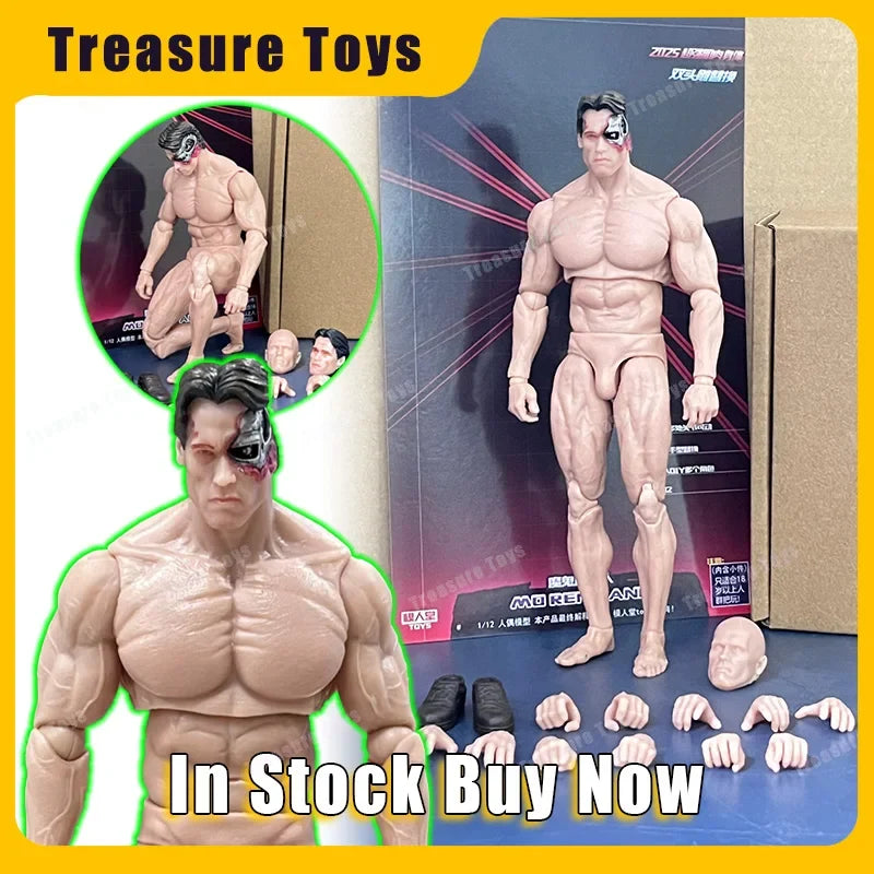 In Stock Mo Rent Ang Toys Devil Muscle Man Figure Muscle Body T1 Anime Action Figure Figures Figurine 7-Inch Model Toys Gifts