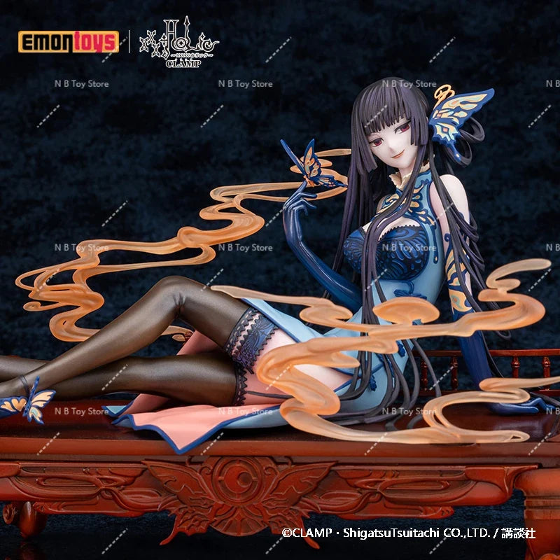 Emontys-Statua of Ichihara Yuuko XXXHOLIC Anime Figure Model Chinese Series Version of Dress Action Toys 16cm Original in Stock