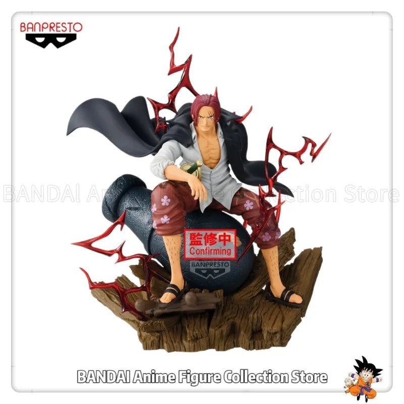 Original BANPRESTO THE ORAMA SOUL ONE PIECE Shanks Spielzeug Modell Dekoration Geschenk Sammlung