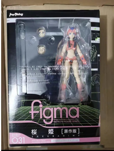Original Max Factory Figma#031 Model Prodigy Sanshiro Makihime Anime Figure Model Toy Gift Collection