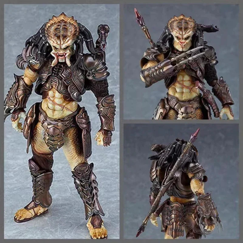 16cm Predator 2 Figma SP-109 Sci-Fi Hunter Action Figure Articulated Movie Character Model Toy With Bio-Mask Ornament Boy Gifts