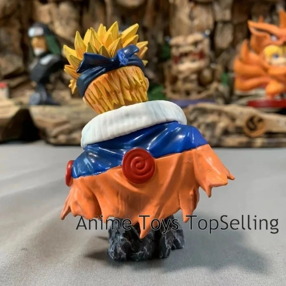 10cm NARUTO Figurine Young Uzumaki Naruto Figure PVC Statue Model Collectible Toys Gifts