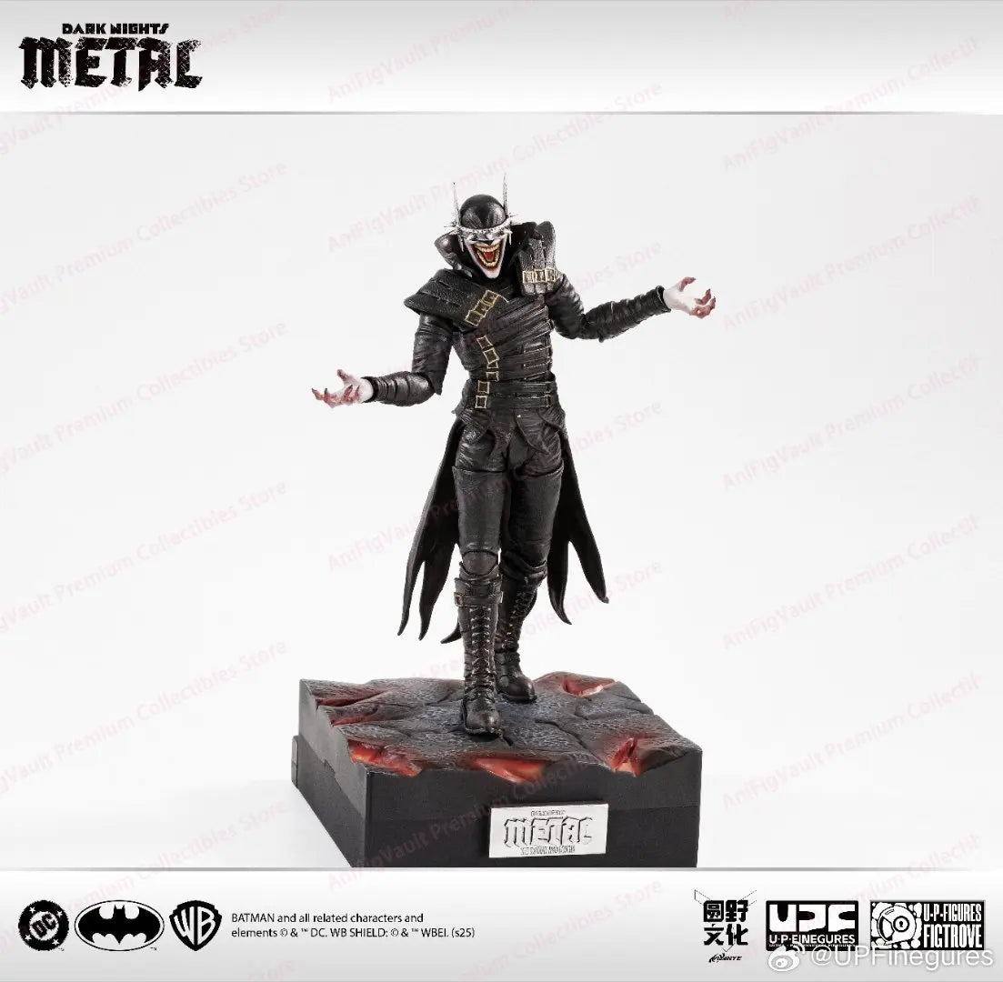 Original LPZZ UPFinegures Dark Nights Metal The Batman Who Laughs Laughing Bat  in Stock Anime Action Collection Figures Model