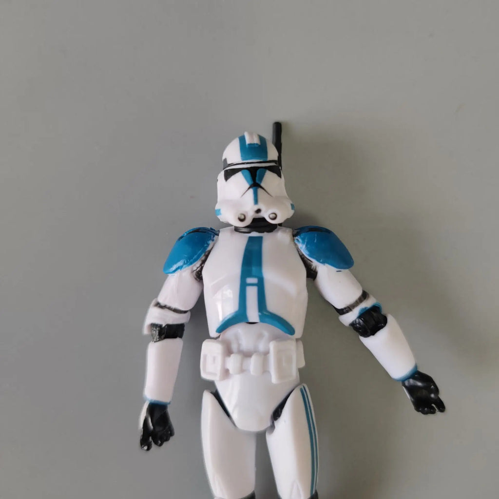 Star Wars Republic 501-st Legion Blue White Trooper 3.75" Loose Action Figure