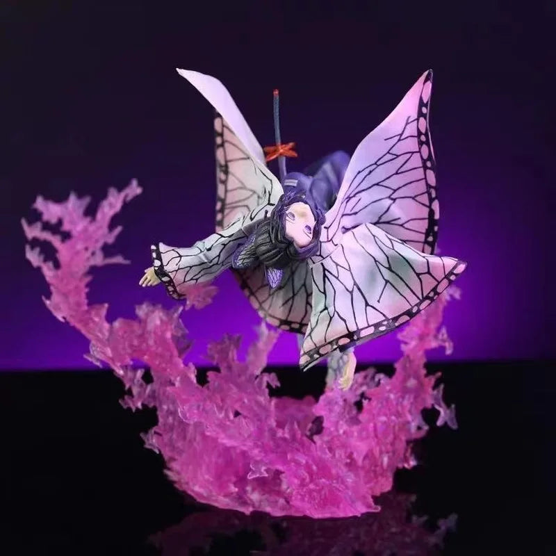 Demon Slayer Kochou Shinobu Anime Action Figure - 20cm PVC Model 'Butterfly Dance' Gk Aniplex Collectible Cute Doll Toy Gifts