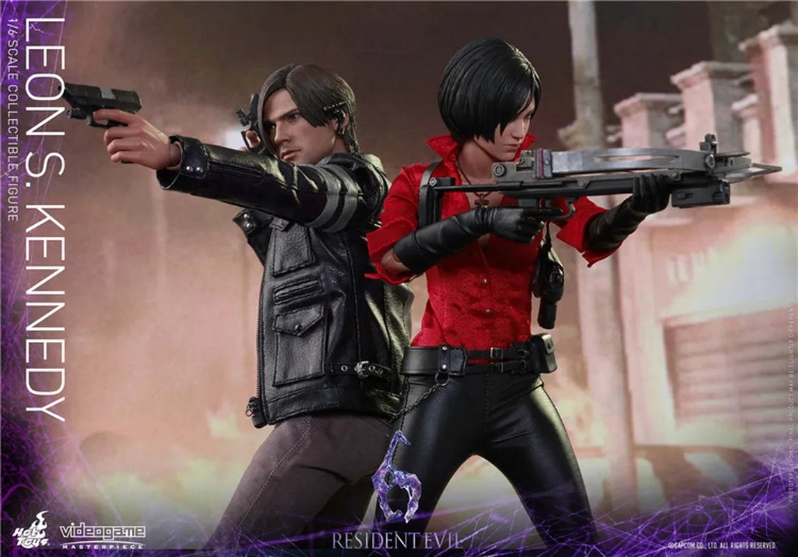 In Stock HOTTOYS HT 1/6Scale VGM22 Game Resintevil6 Leon 2.0 Action Figurine Collectable Leon S. Kennedy Model Surprise Toy Gift