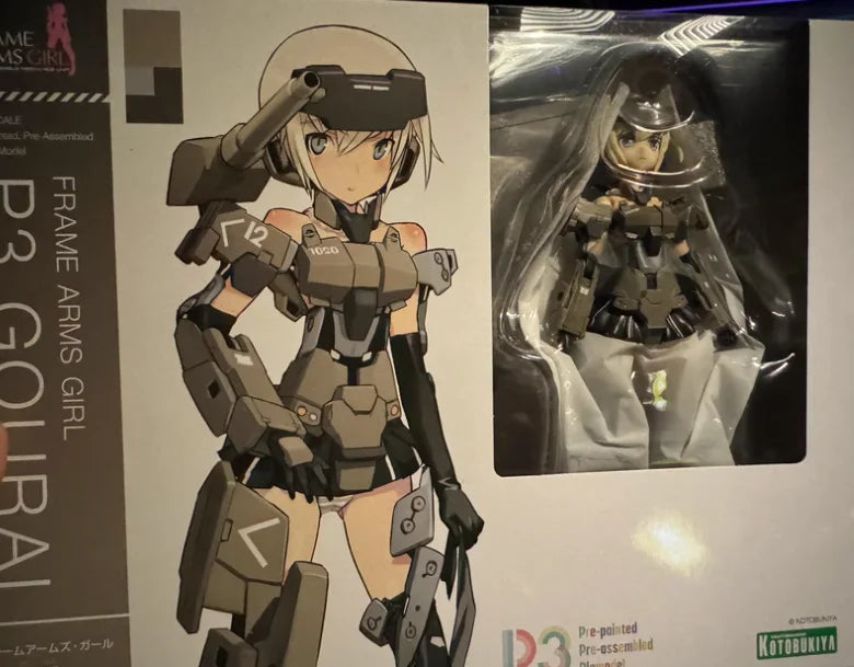 Kotobukiya P3 FG163 1/12 Plastic Assembly Mechanical Girl Gourai 15cm Height  Full Set For 6inch Action Figure Toys For Gifts
