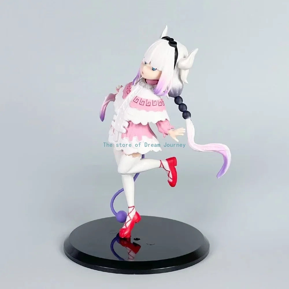 Kobayashi Magic Maid Animation Kangna Two-dimensional Round Hill Beautiful Girl Cute Model Desktop Ornament Gift Figure