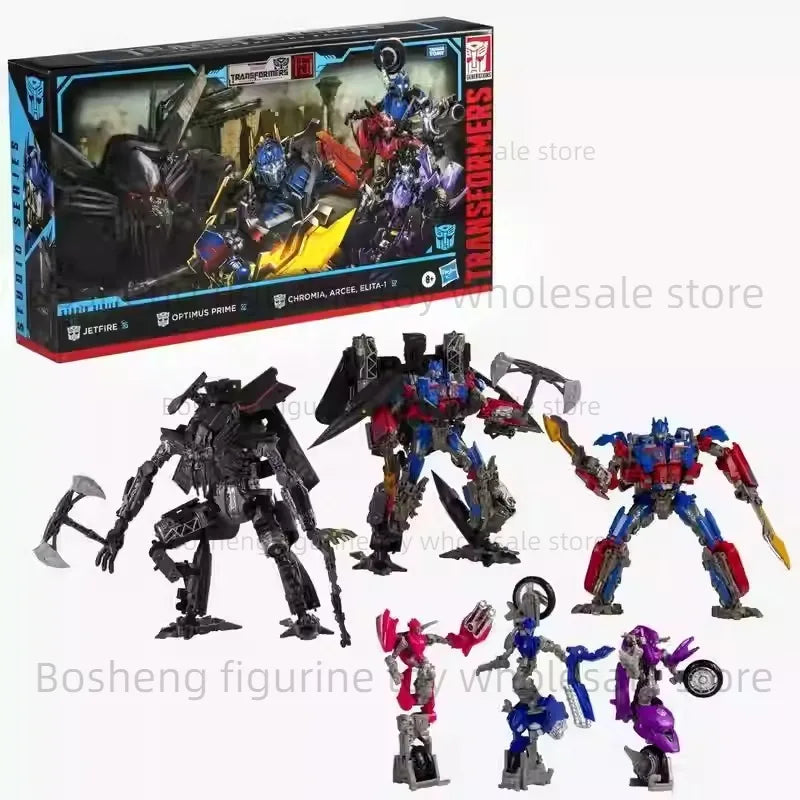 In Stock Transformed toys G0294 Optimus Prime Chromia Arcee Action Character Model Collect Toy Desktop Ornaments Holiday Gift