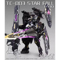Star Fall 1/100 TC-003 Action Figure IRON TOYS Scale Alloy Skeleton Assembly Model Mecha Children Toys Room Dercor Birthday Gift