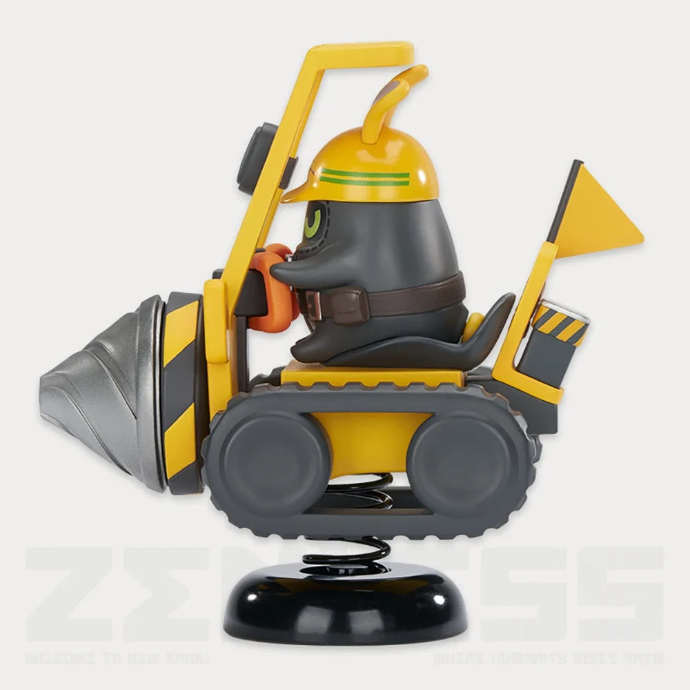 IN Stock Original  APEX-TOYS Zenless Zone Zero Safety Q-Version Happy Shake Decoration Action Figure 10Cm Collectible Model Gift