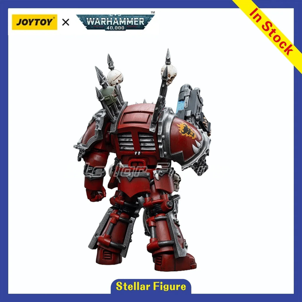 【SF】JOYTOY 1/18 Action Figure Chaos Space Marines Word Bearers Chaos Terminator Garchak Vash Model Toys Collection Ornaments