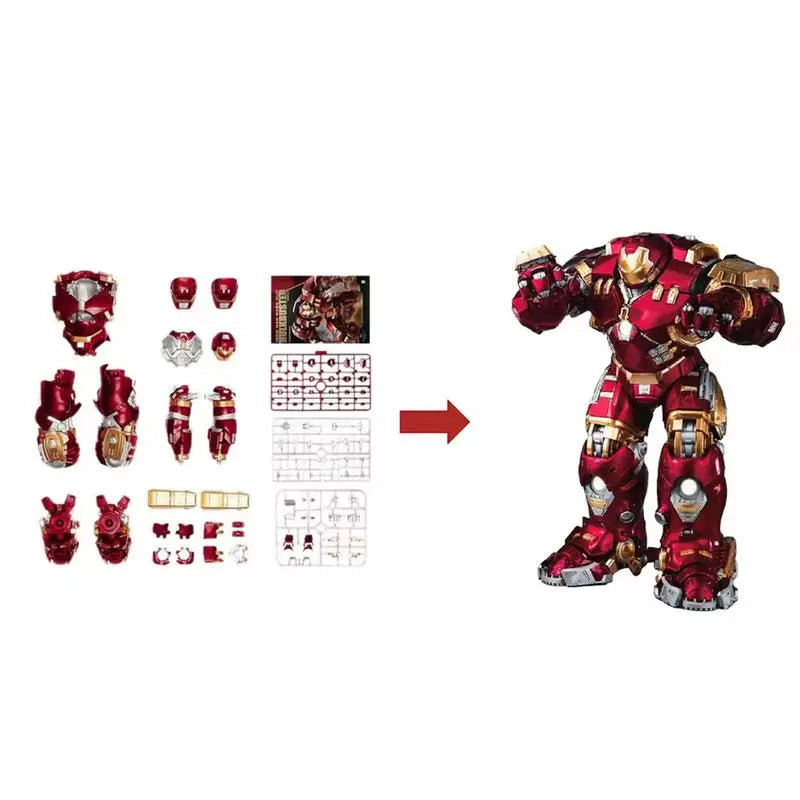 Genuine Fondjoy Iron Man Hulkbuster Anime Figure Mark Hulkooster Armor Mk44 Saga 1/7 Assembly Action Model Collection Toy Gift