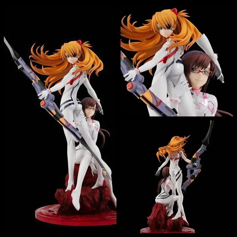 26cm Neon Genesis Evangelion Anime Figure Rebuild of Evangelion Asuka Langley Soryu Mari Makinami Illustrious Figure Gift Toys