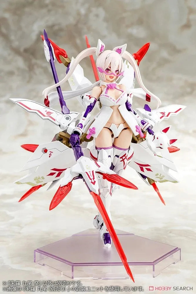 In Stock Original Kotobukiya Megami Device Asra Nine-Tails 1/10 Scale 14cm Action Figure Model Kit Anime Collectible Toy Gift