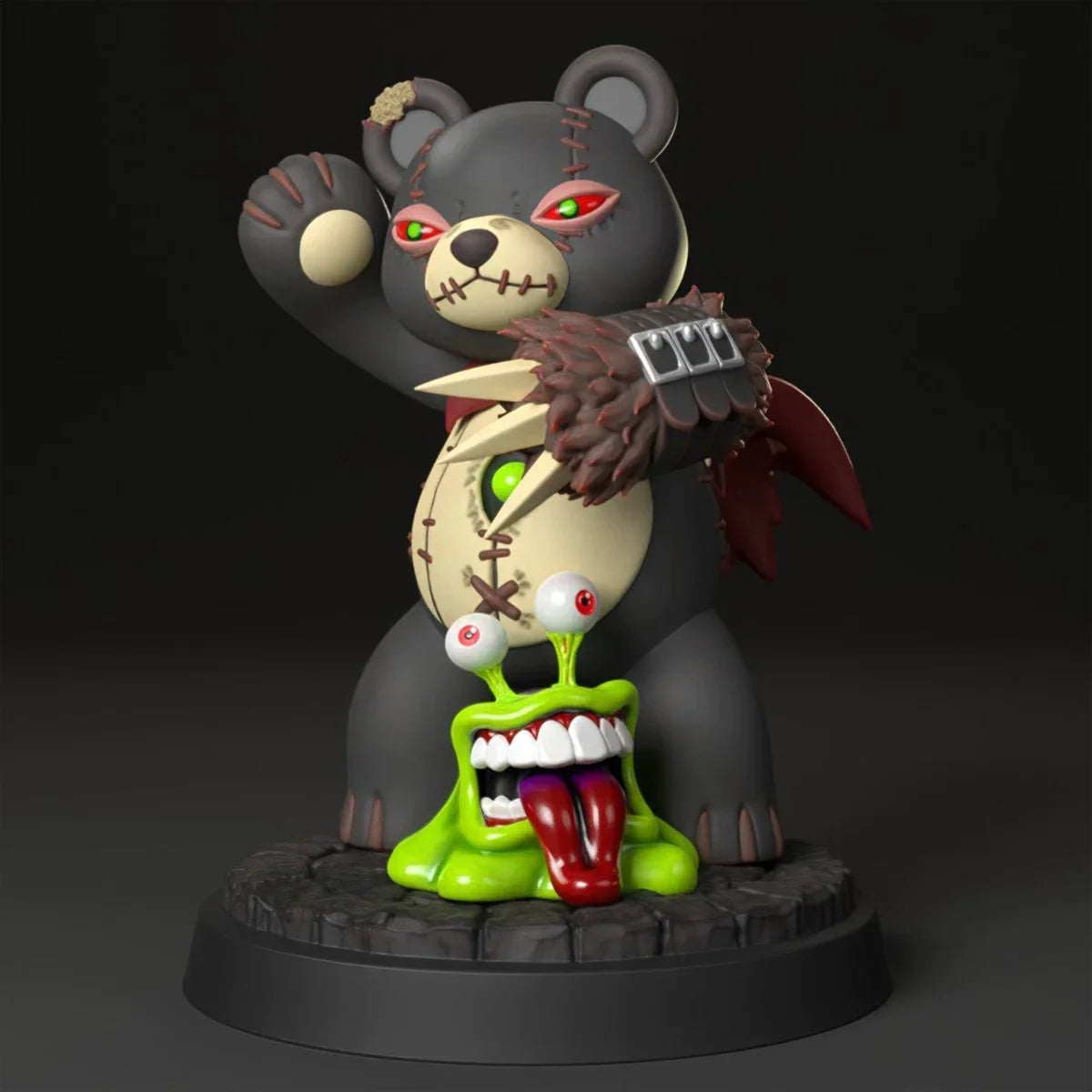 Model Customization 15cm  Waru Monzaemon  and  Numemon Model Toys Digimon Adventure Gk Customize 3D printing model