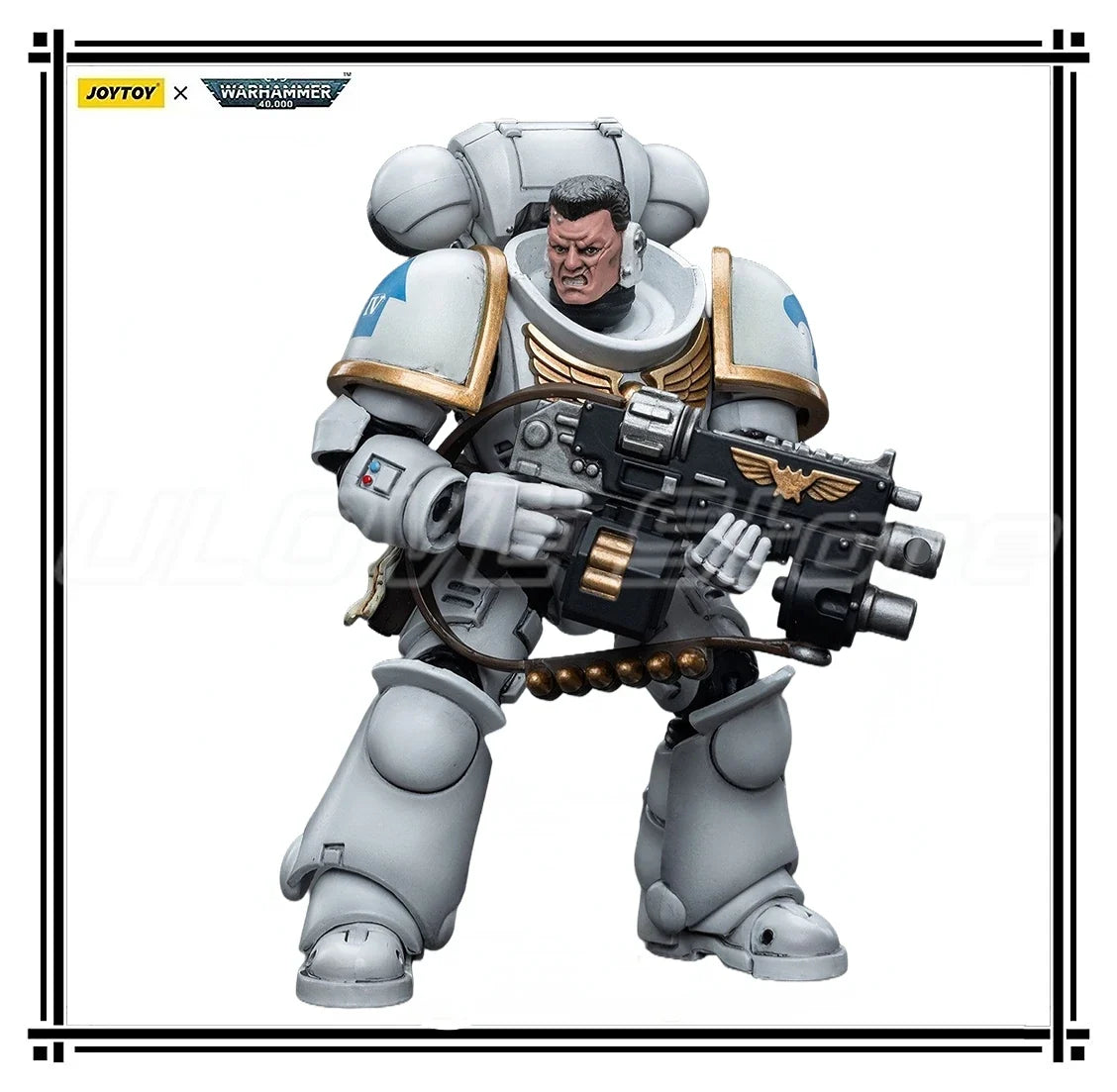 In Stock Original JOYTOY Warhammer 40K Space MarinesWhite ConsulsIntercessors 1 1/18 Action Figures Gifts Toys Models