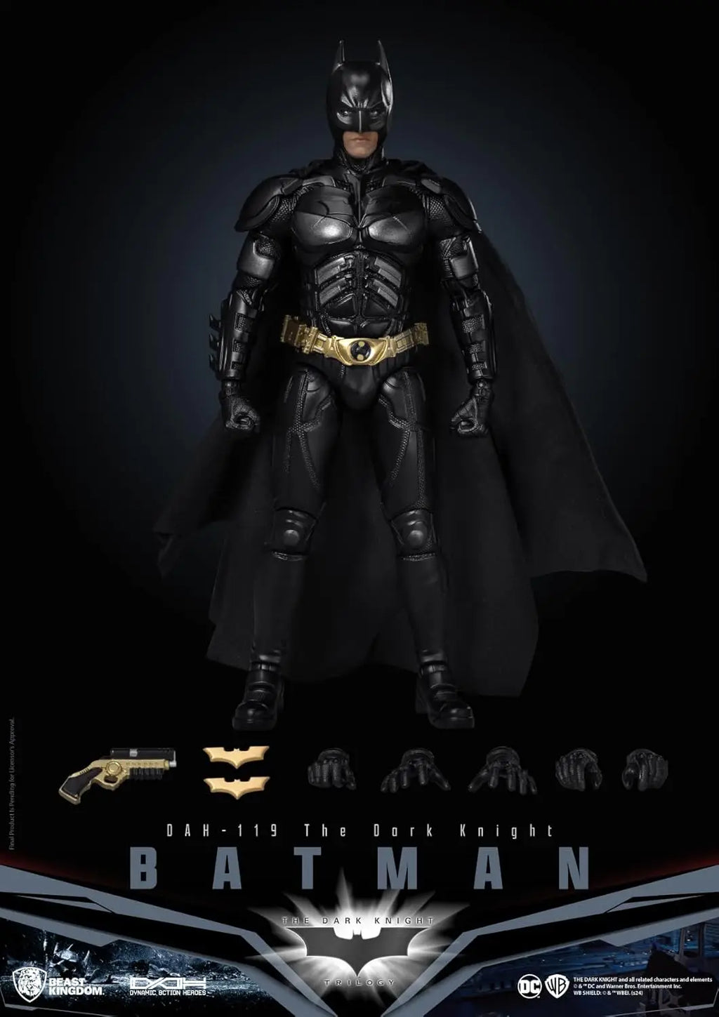 8 Zoll Original Beast Kingdom DAH-119 DC Batman The Dark Knight Actionfiguren Sammlerstück Geschenk Spielzeug