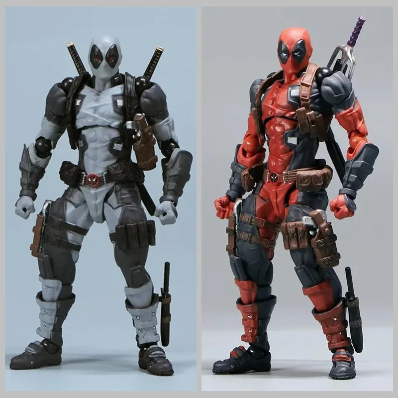 Yamaguchi Revoltech Deadpool Action Figure Deadpool X-Men Superhero Figurine KAIYODO Movie Model Toys for Kids Gift