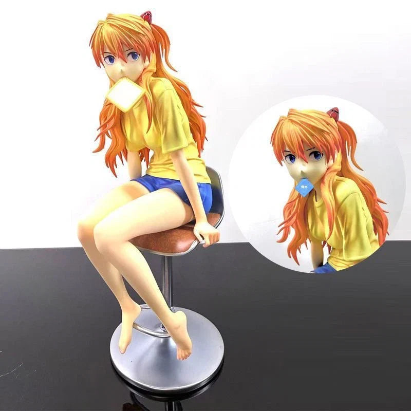 New Anime Neon Genesis Action Figure Model Asuka Langley Soryu Desktop Decor Gk Statue Dolls Figures Collect Toy Gift