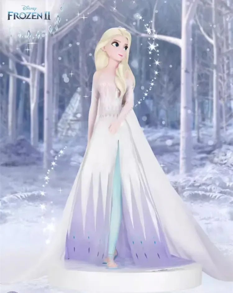 High-quality 41cm Disney Cartoon Anime Frozen Elsa Princess Action Figure Collection model Home decorations Ornaments toys gift