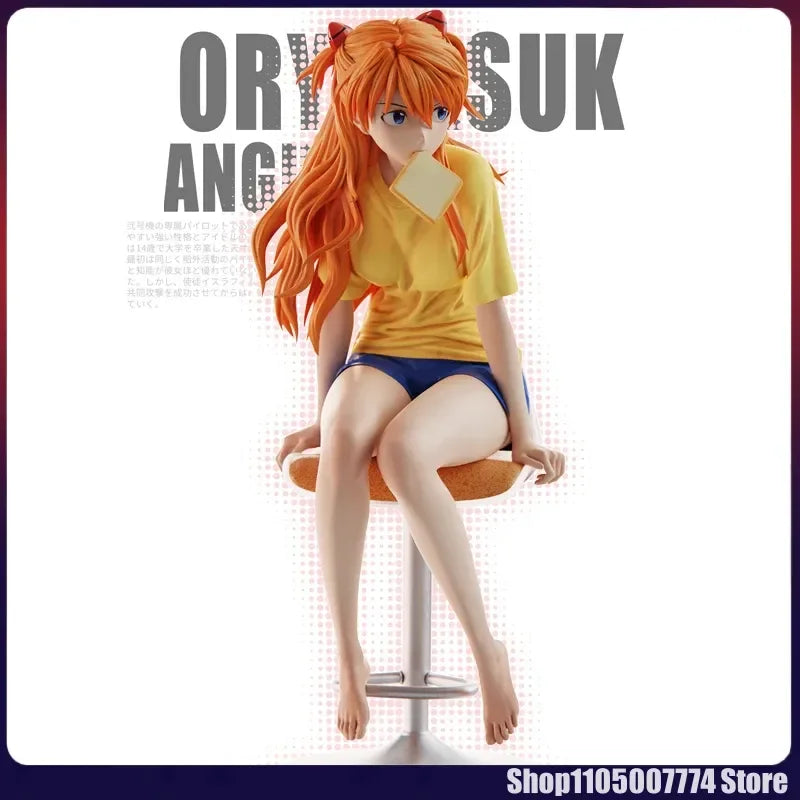 Asuka Gk Anime Figure Desktop Decor Birthday Gift Collectible Toy Model Trendy Computer Case Ornaments Birthday Present