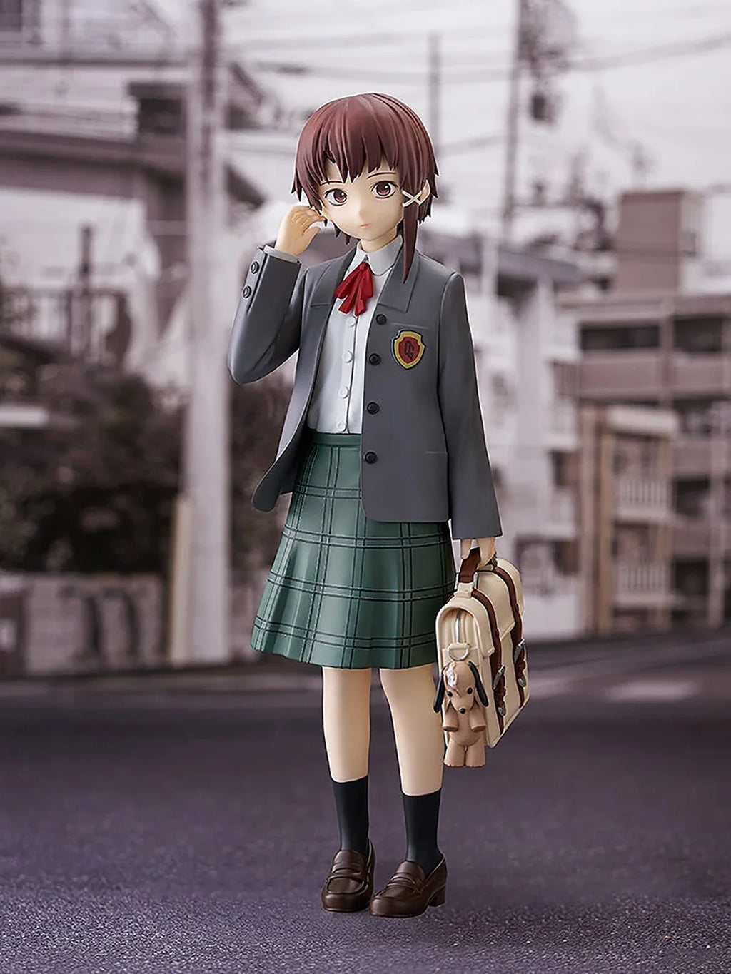 Original Genuine Good Smile Company Prepainted Pop Up Parade Serial Experiments Lain Iwakura Lain L H=230mm Figure Decoration