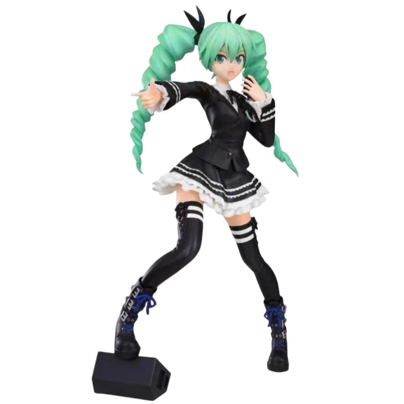 Original Sega Spm Hatsune Miku Action Figure Dark Angel Project Diva Arcade Future Anime Figurine Collectible Model Decora Gift